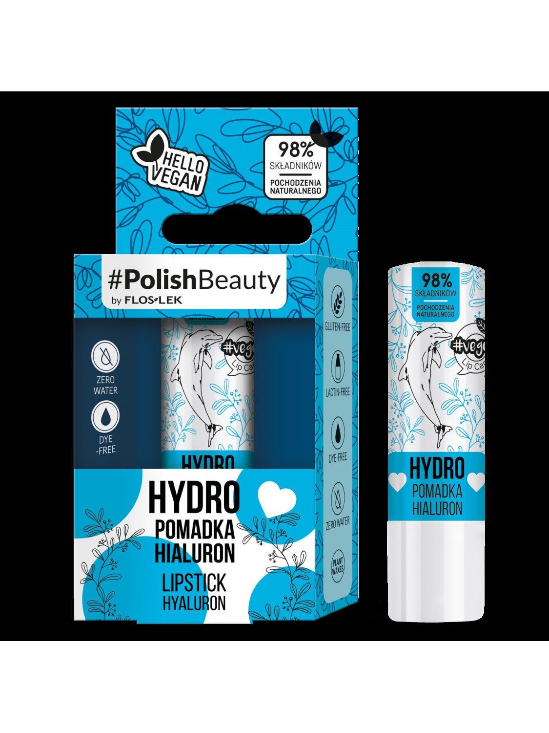 Floslek Lip Care Vege Protective lipstick with Hyaluronic Acid - Hydro 1 pc. | Vaistine1.lt | WestPharmacy.eu