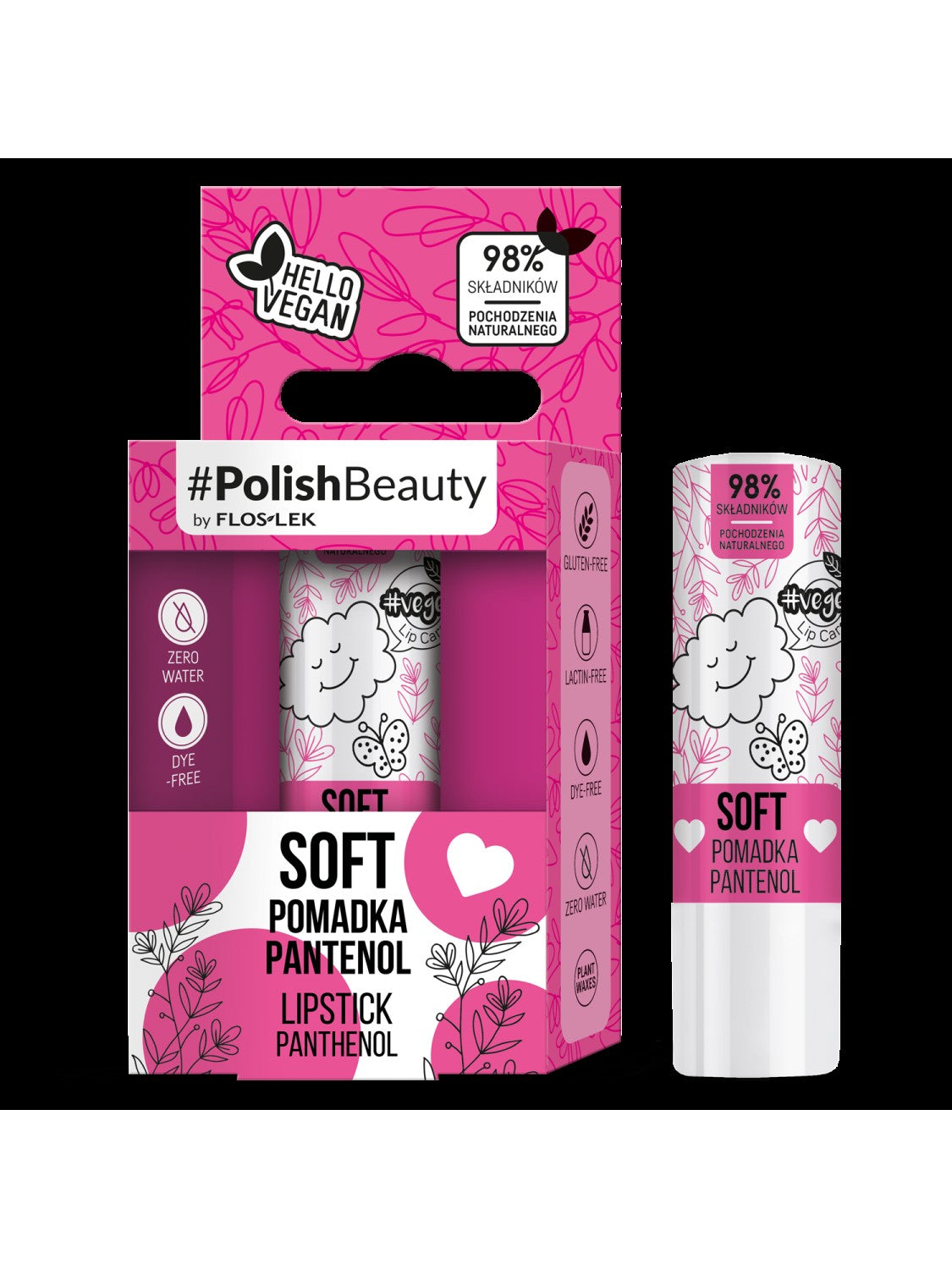 Floslek Lip Care Vege Protective lipstick with Panthenol - Soft 1 pc | Vaistine1.lt | WestPharmacy.eu