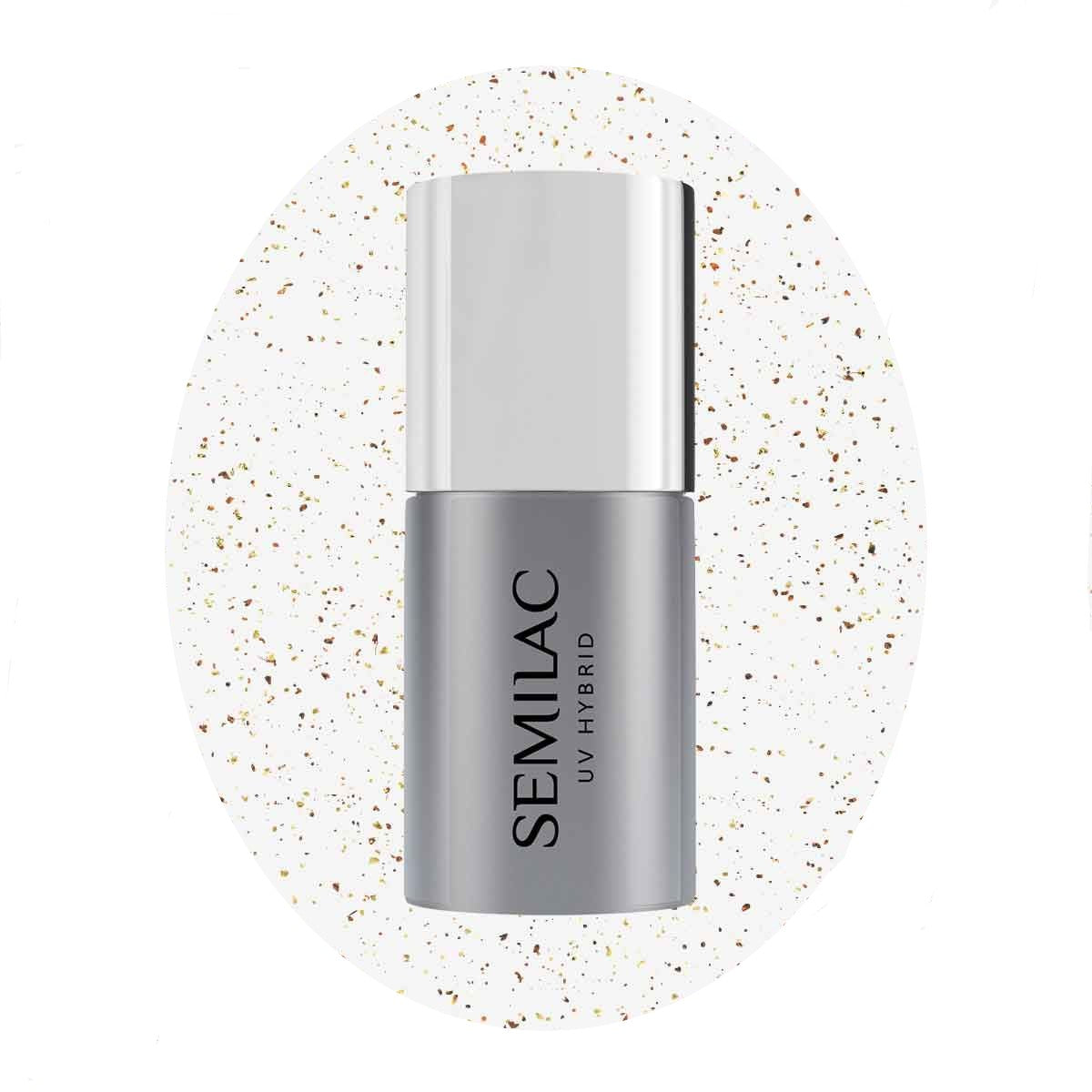 SEMILAC TOP NO WIPE BLINKING COPPER & GOLD FLAKES | Vaistine1.lt | WestPharmacy.eu