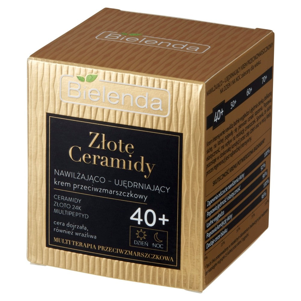 Bielenda Golden Ceramides Moisturizing and Firming Anti-Wrinkle Cream 40+ for Day and Night 50ml | Vaistine1.lt | WestPharmacy.eu