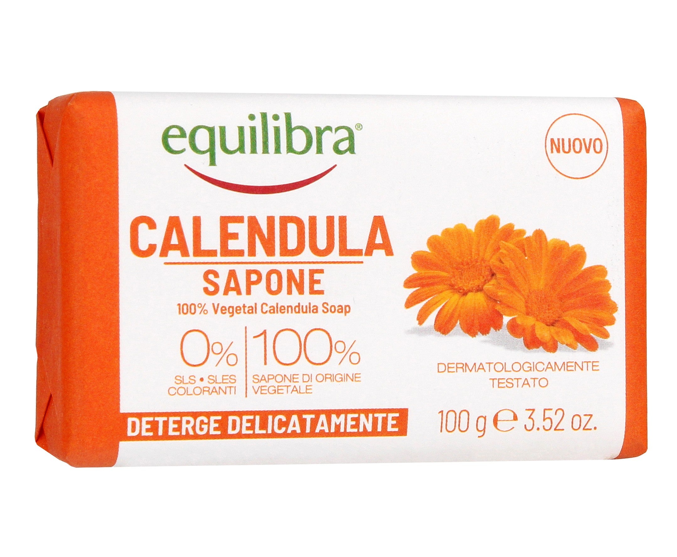 Equilibra Calendula Calendula soap bar 100g | Vaistine1.lt | WestPharmacy.eu