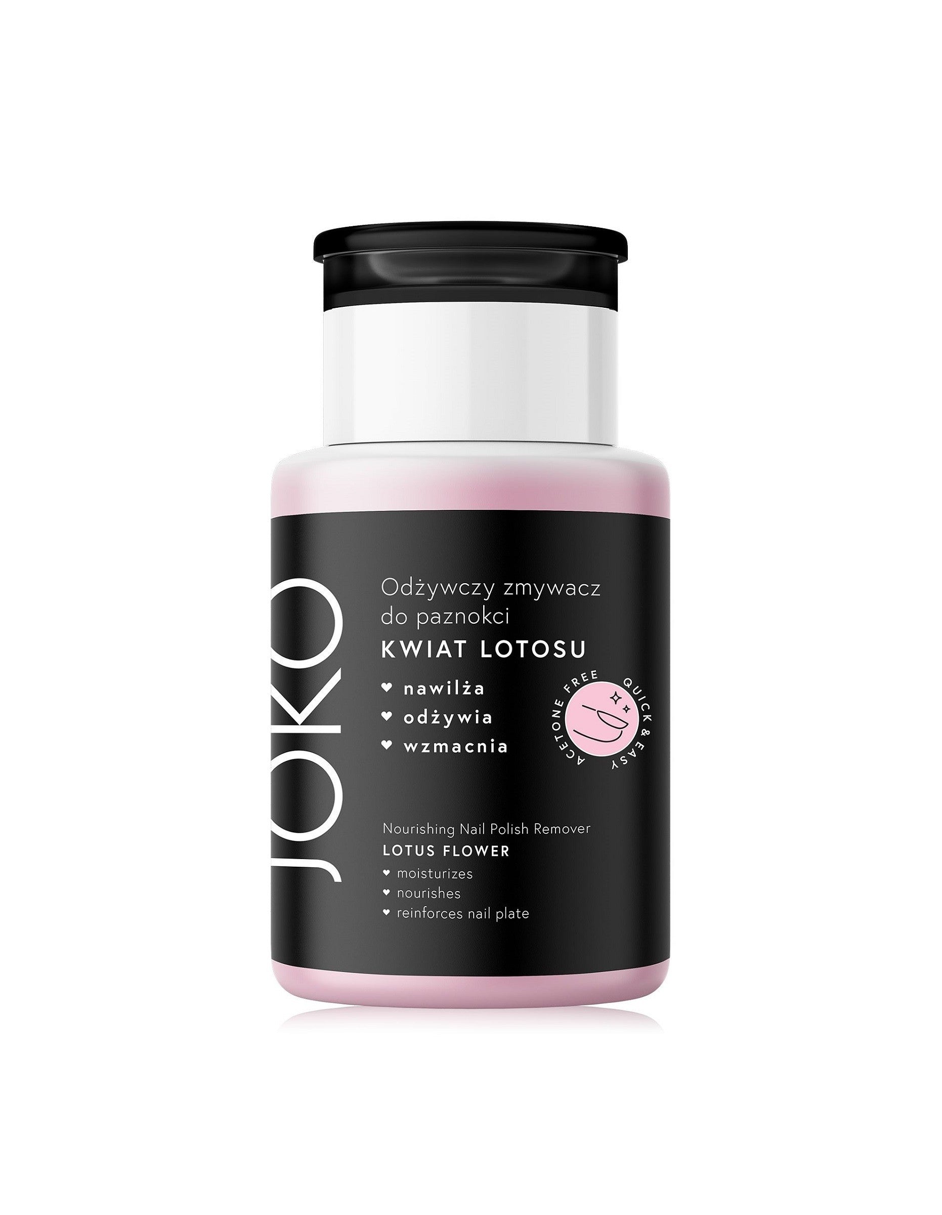 JOKO Nourishing Nail Polish Remover without Acetone Lotus Flower 175ml | Vaistine1.lt | WestPharmacy.eu