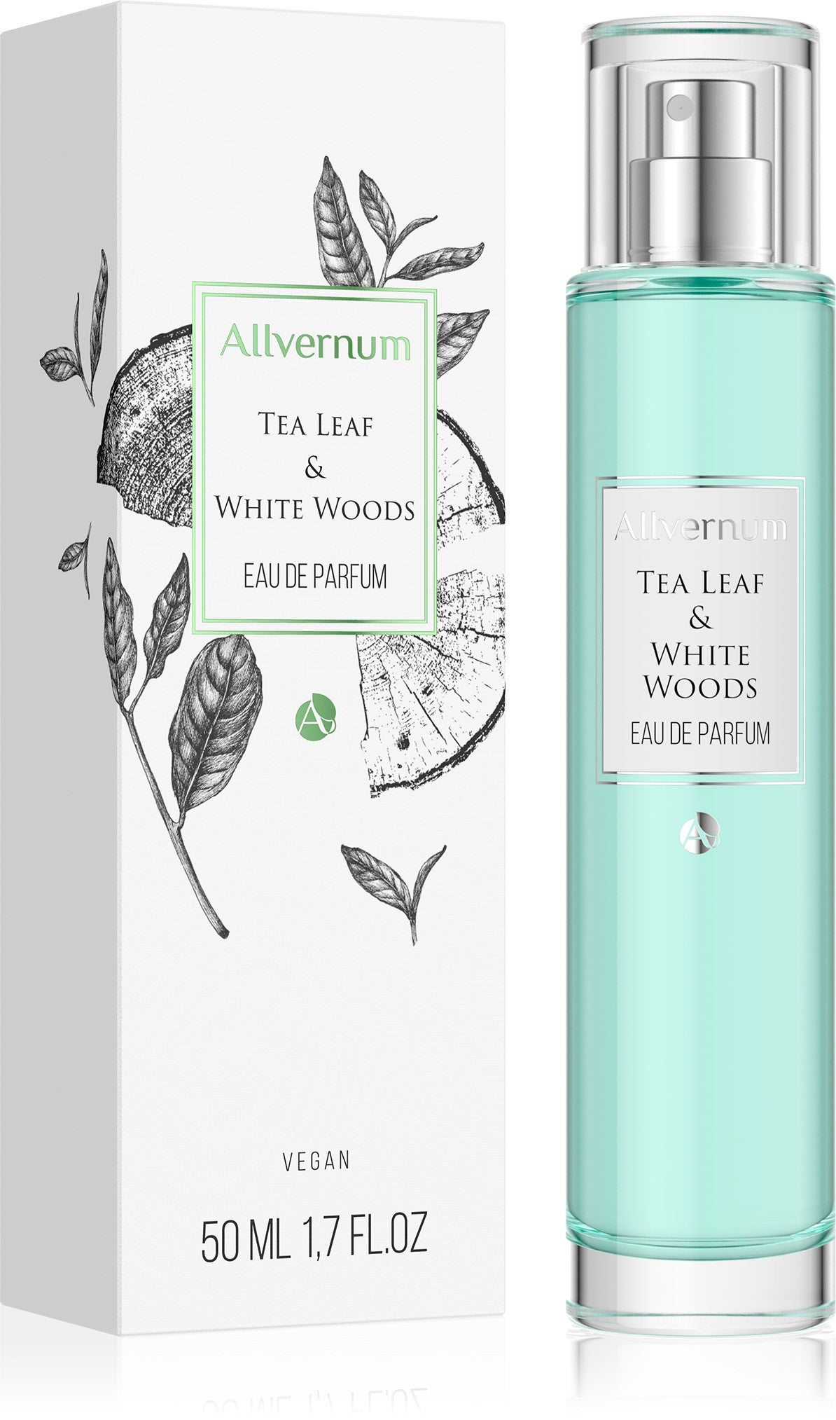 Allvernum Tea Leaf & White Woods Eau de Parfum 50ml | Vaistine1.lt | WestPharmacy.eu