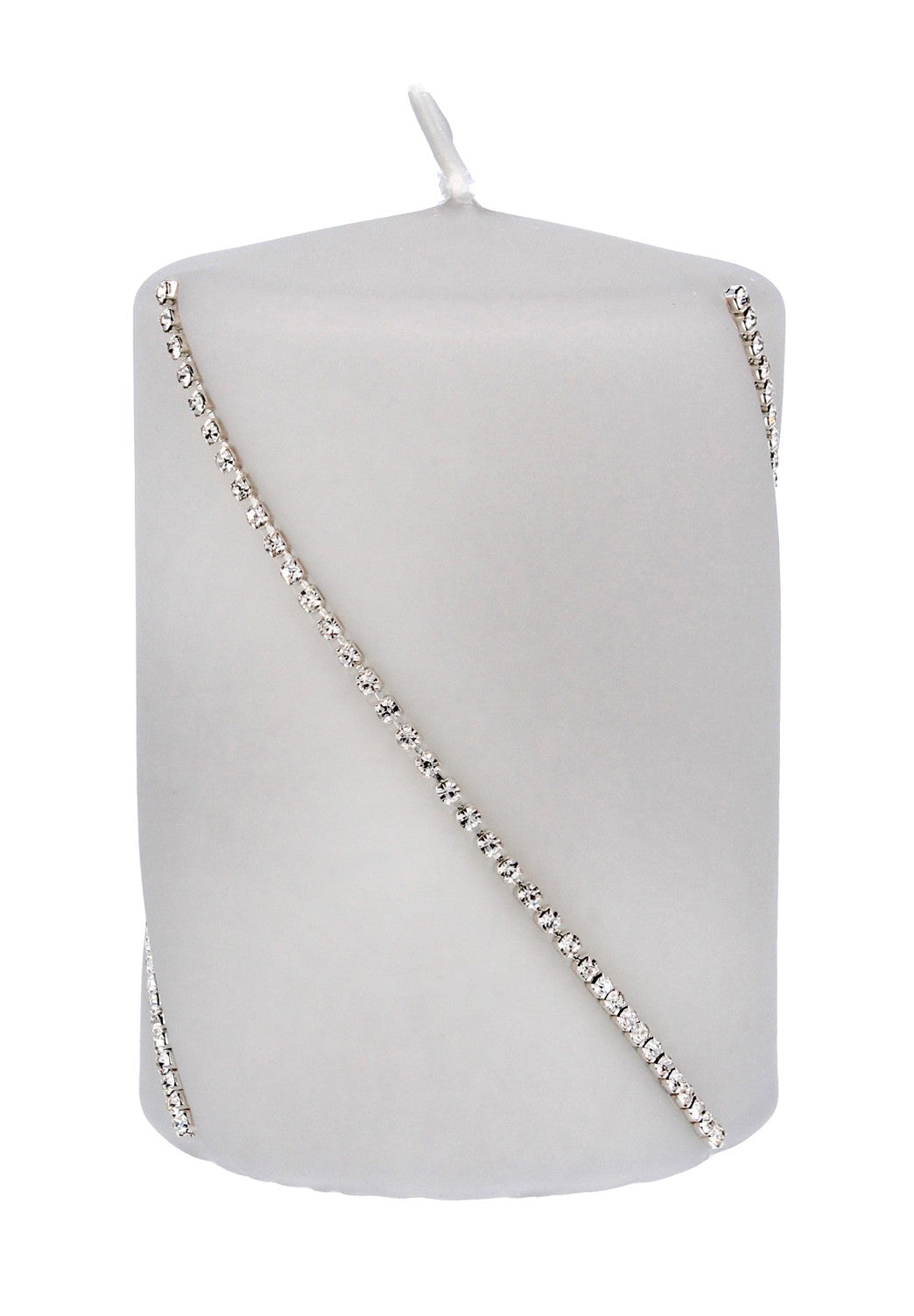 ARTMAN Bolero Mat decorative candle - small gray cylinder, 1 pc | Vaistine1.lt | WestPharmacy.eu