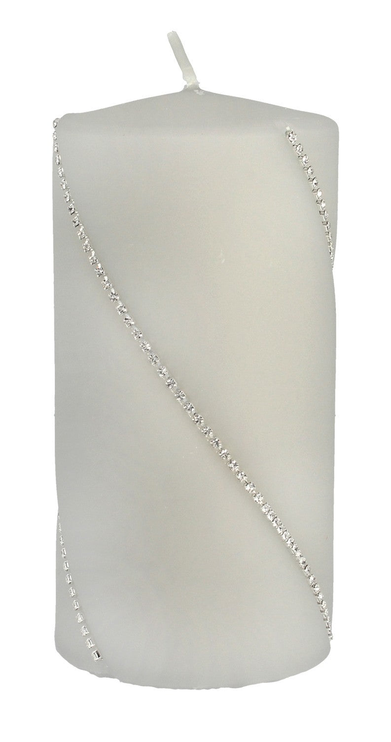 ARTMAN Bolero Mat decorative candle - medium gray cylinder, 1 pc | Vaistine1.lt | WestPharmacy.eu