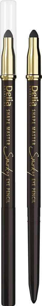 Delia Cosmetics Shape Master Eye Pencil with Sponge Smoky Eye brown 1pc | Vaistine1.lt | WestPharmacy.eu