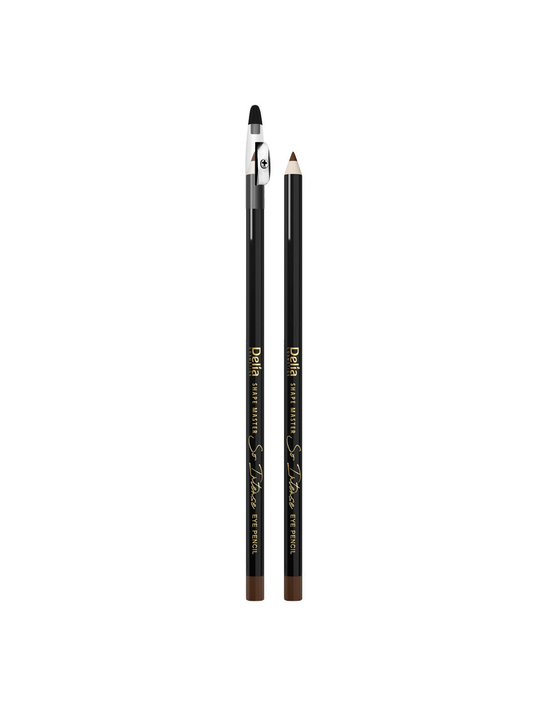 Delia Cosmetics Shape Master Eye Pencil So Intense with sharpener - brown 1pc | Vaistine1.lt | WestPharmacy.eu