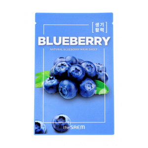 The SAEM Natural Blueberry Sheet Mask 21ml | Vaistine1.lt | WestPharmacy.eu