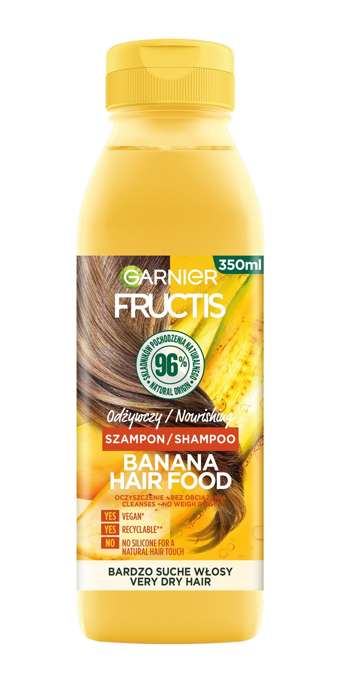 Fructis Hair Food Banana Nourishing Shampoo for very dry hair 350ml | Vaistine1.lt | WestPharmacy.eu