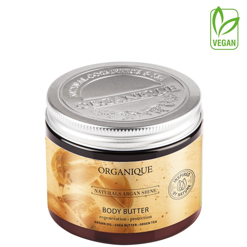 ORGANIQUE Naturals Argan Shine Body Butter 200ml | Vaistine1.lt | WestPharmacy.eu