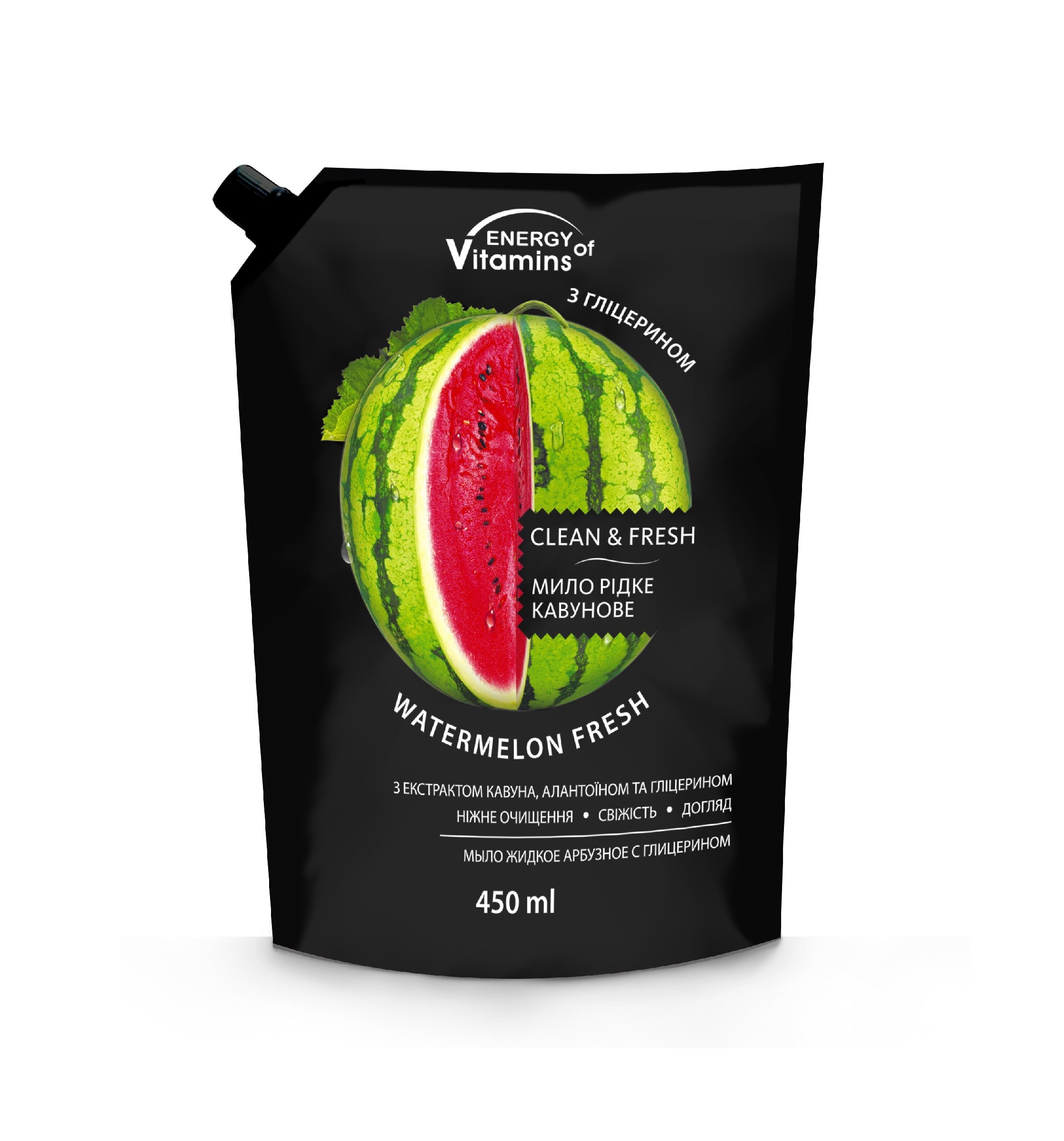 ENERGY OF VITAMINS Watermelon Fresh liquid soap 450ml - refill | Vaistine1.lt | WestPharmacy.eu