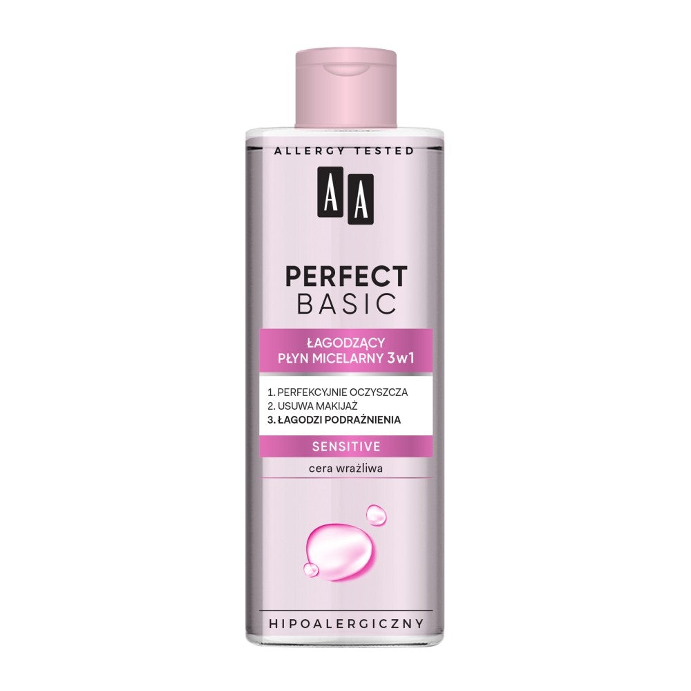 AA Perfect Basic Soothing Micellar Liquid 3in1 Sensitive - sensitive skin 200ml | Vaistine1.lt | WestPharmacy.eu