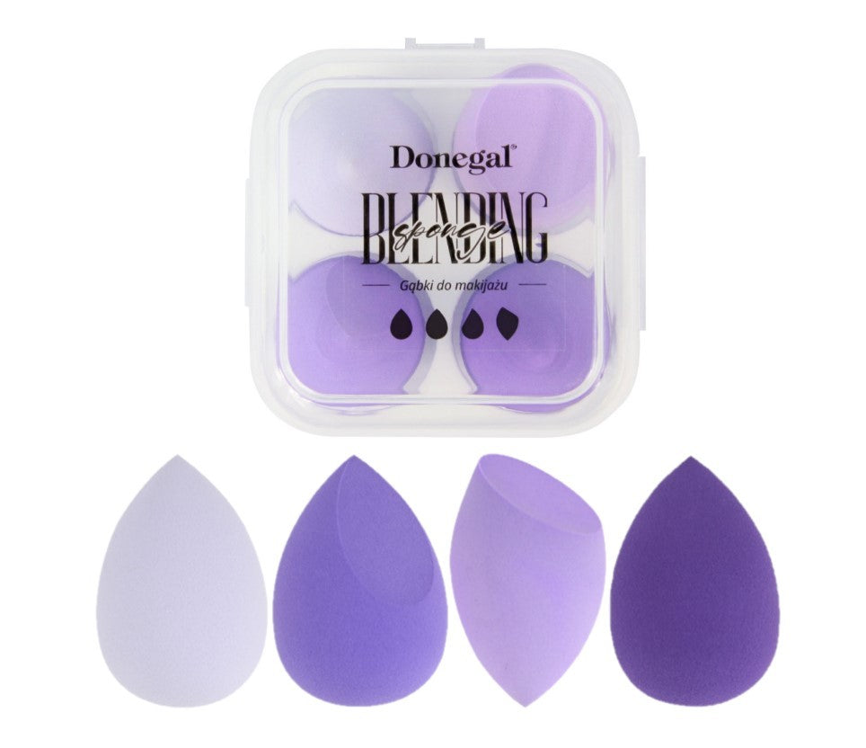 DONEGAL Blending Sponge for makeup in a case (4345) 1 pack-4 pcs | Vaistine1.lt | WestPharmacy.eu