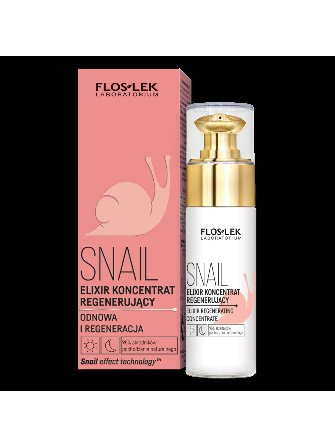 Floslek Snail Elixir - Regenerating concentrate for day and night 30ml | Vaistine1.lt | WestPharmacy.eu