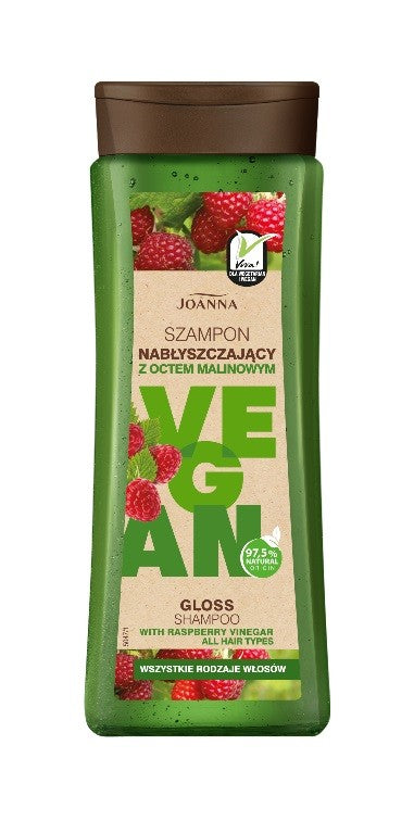 Joanna Vegan Glossy Shampoo with Raspberry Vinegar for All Hair Types 300ml | Vaistine1.lt | WestPharmacy.eu