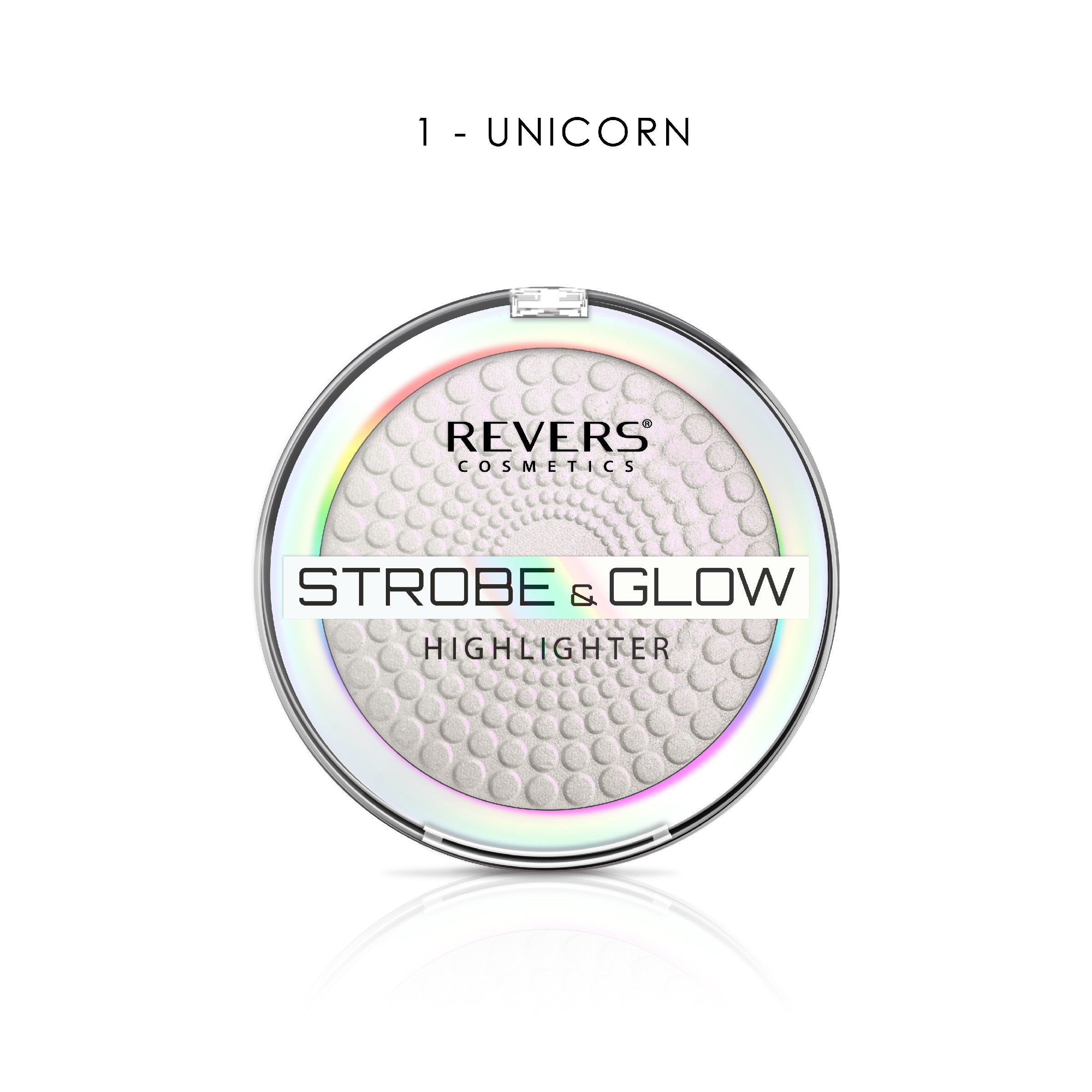 REVERS Illuminating Powder STROBE & GLOW HIGHLIGHTER 01 Unicorn 8 g | Vaistine1.lt | WestPharmacy.eu