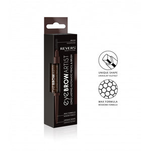 REVERS Automatic eyebrow pencil Eye Brow Artist with brush - dark brown 1pc | Vaistine1.lt | WestPharmacy.eu