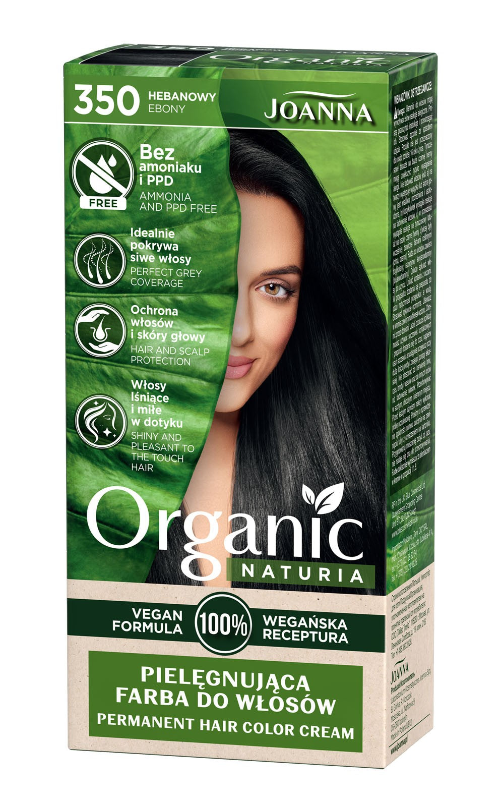 Joanna Naturia Organic Vegan Color no. 350 Herbal 1 pc. | Vaistine1.lt | WestPharmacy.eu