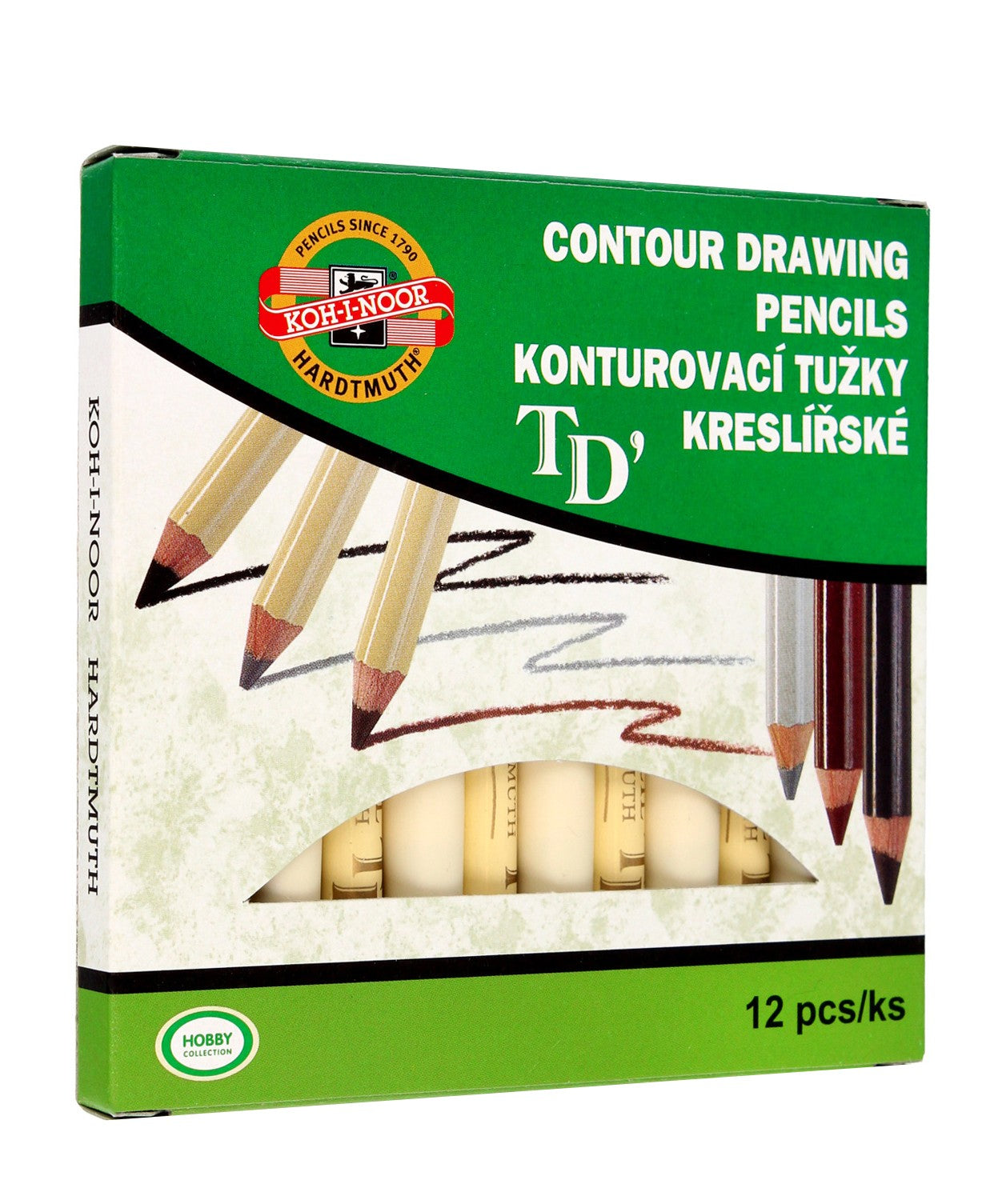 Czech pencil for eye and eyebrow makeup - graphite 1op.-12pcs | Vaistine1.lt | WestPharmacy.eu