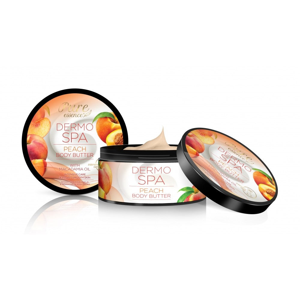 PURE ESSENCE Dermo Spa Intensively Care Peach Body Butter 200ml | Vaistine1.lt | WestPharmacy.eu