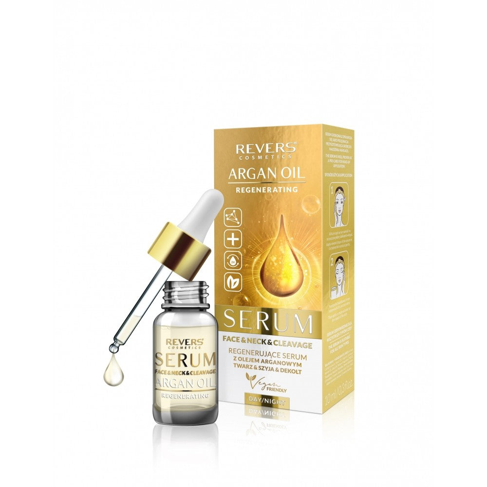 REVERS Regenerating Serum with argan oil for face, neck and cleavage 10ml | Vaistine1.lt | WestPharmacy.eu