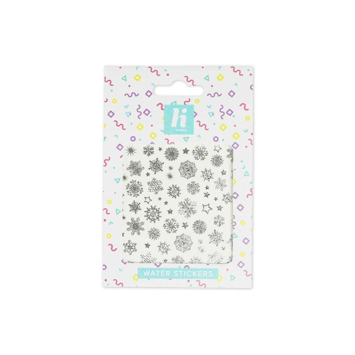 Hi Hybrid Water Stickers Xmas no 01 Silver Snowflakes 1 piece | Vaistine1.lt | WestPharmacy.eu