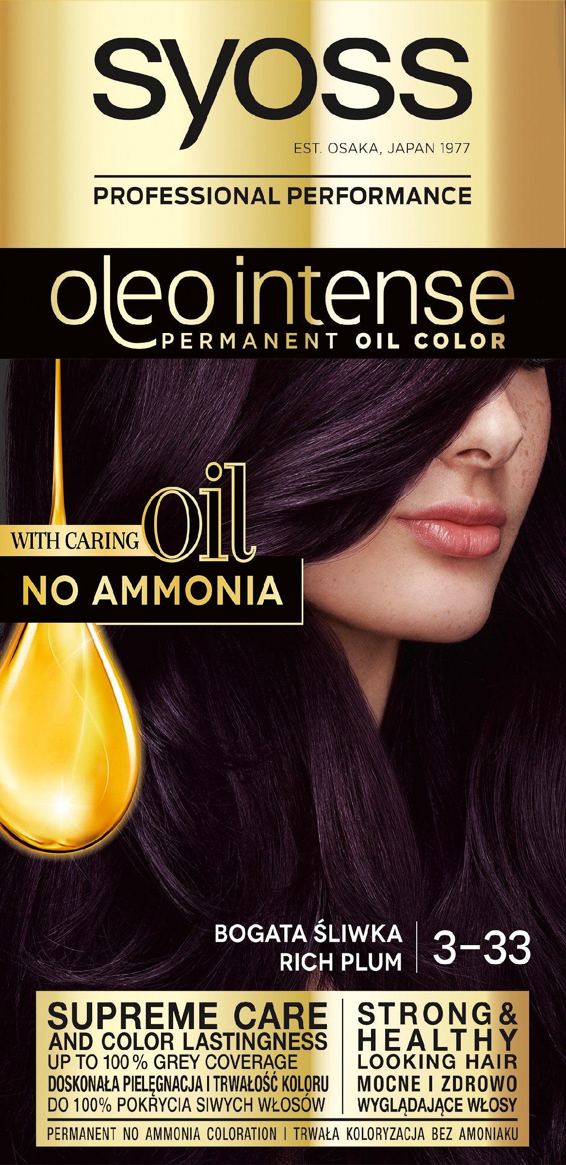 Schwarzkopf Syoss Hair Color Oleo 3-33 Rich Plum 1pc. | Vaistine1.lt | WestPharmacy.eu