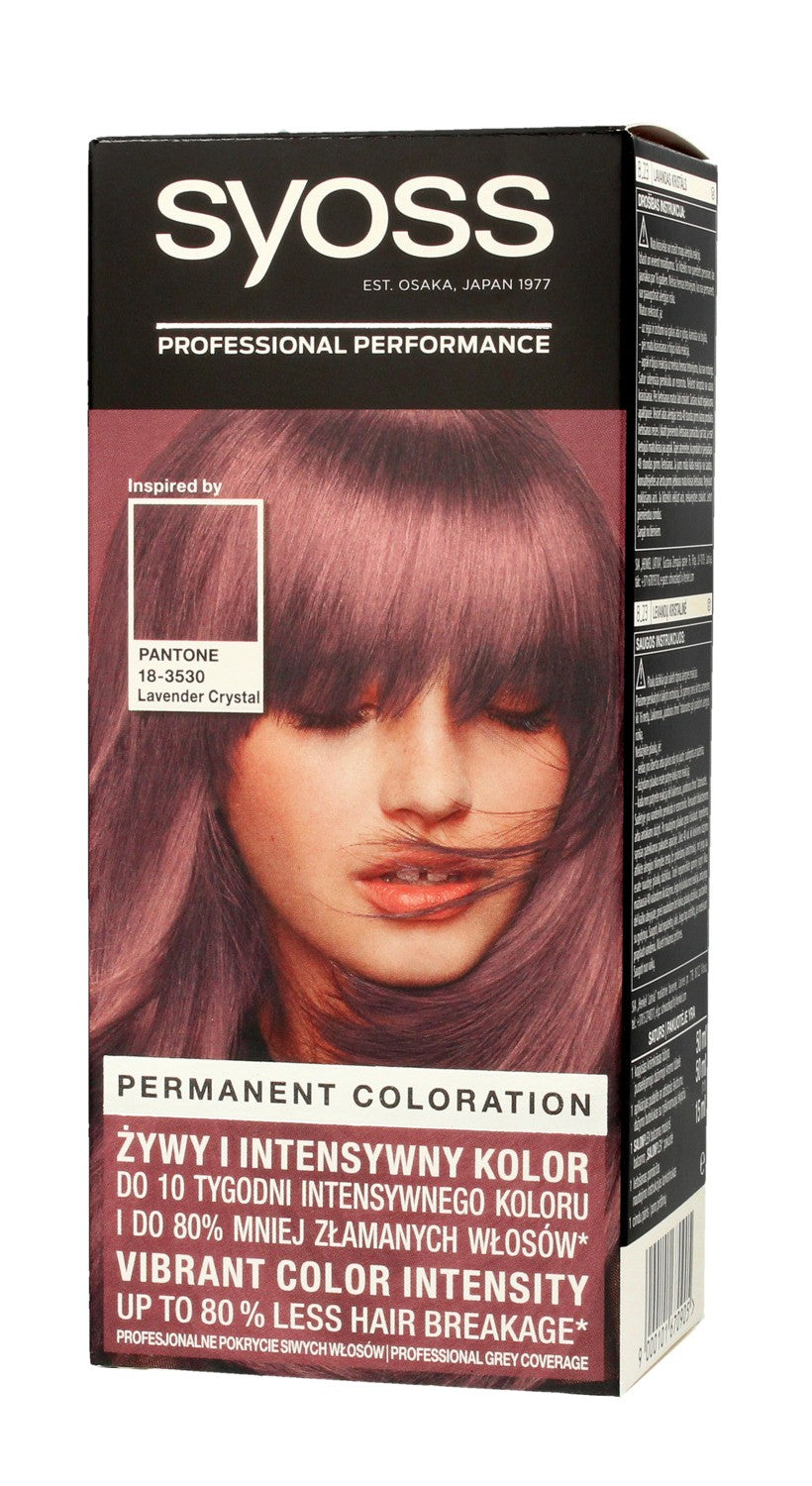 Schwarzkopf Syoss Hair Color 18-3530 Lavender Crystal 1op. | Vaistine1.lt | WestPharmacy.eu