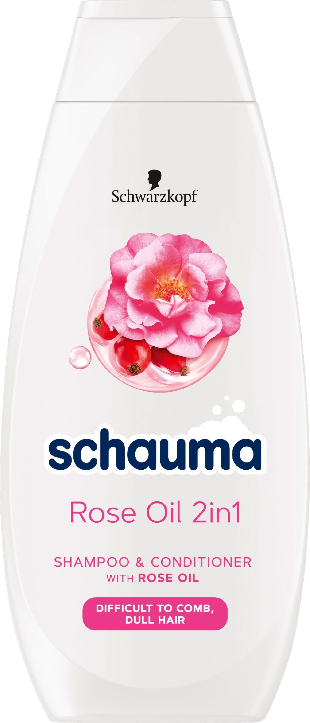 Schwarzkopf Schauma Shampoo and Conditioner Rose Oil 2in1 for tangled and dull hair 400ml | Vaistine1.lt | WestPharmacy.eu