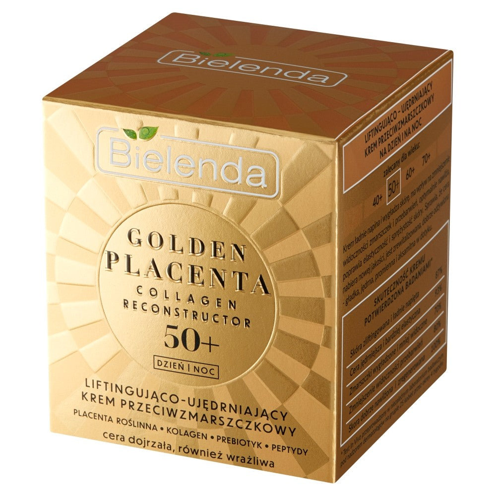 Bielenda Golden Placenta 50+ Lifting and Firming Anti-Wrinkle Cream for Day and Night 50ml | Vaistine1.lt | WestPharmacy.eu
