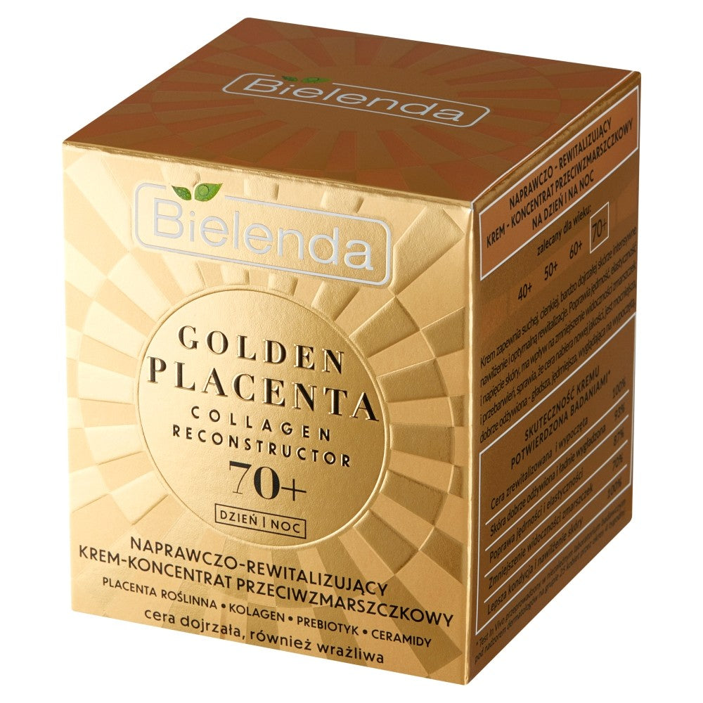 Bielenda Golden Placenta 70+ Repairing - Revitalizing Day and Night Anti-Wrinkle Cream Concentrate 50ml | Vaistine1.lt | WestPharmacy.eu