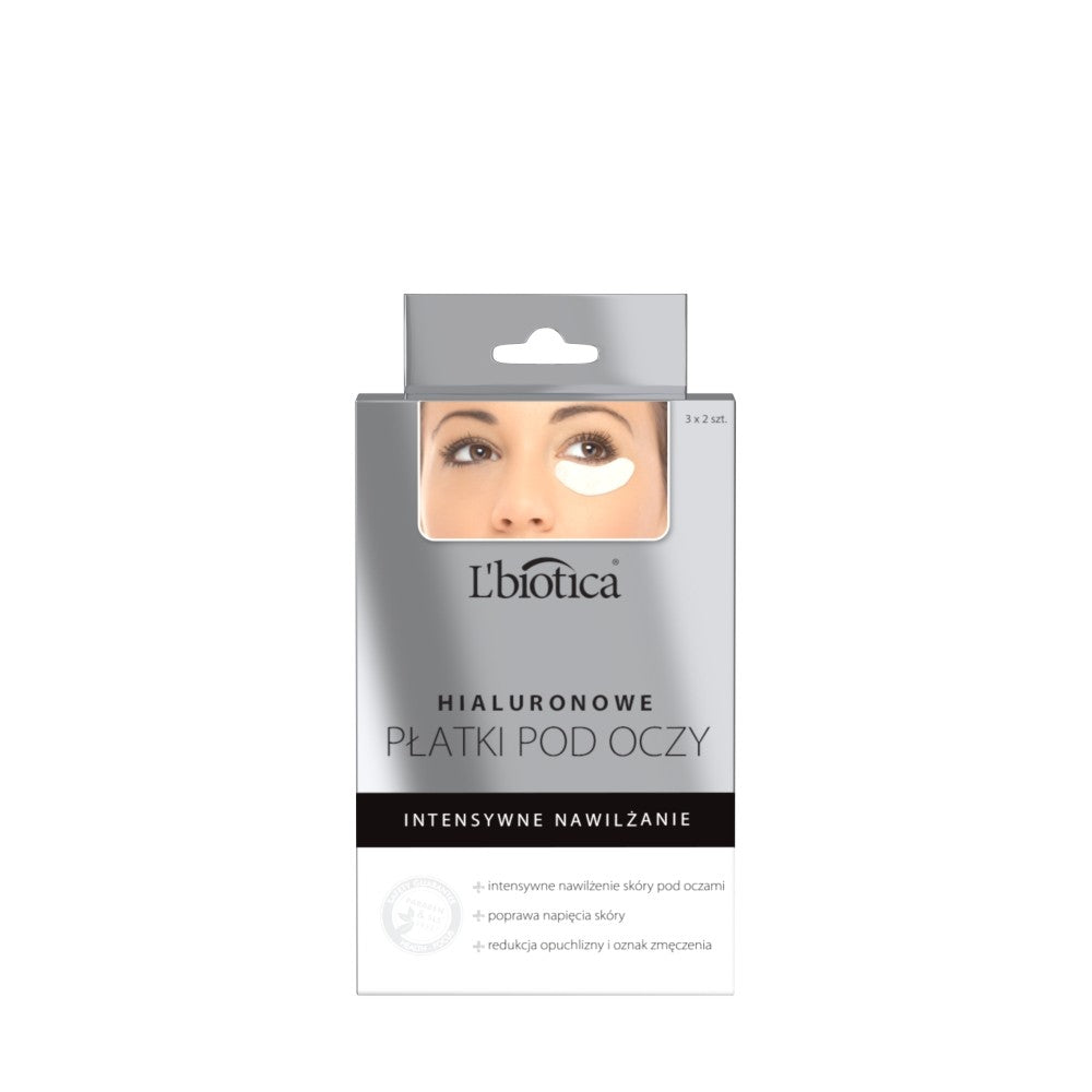 L`BIOTICA Moisturizing eye patches with hyaluronic acid | Vaistine1.lt | WestPharmacy.eu
