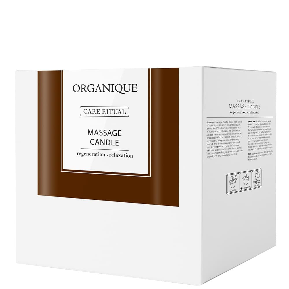 ORGANIQUE Massage candle in a jug with Argan Oil - Orange & Chilli 125ml | Vaistine1.lt | WestPharmacy.eu