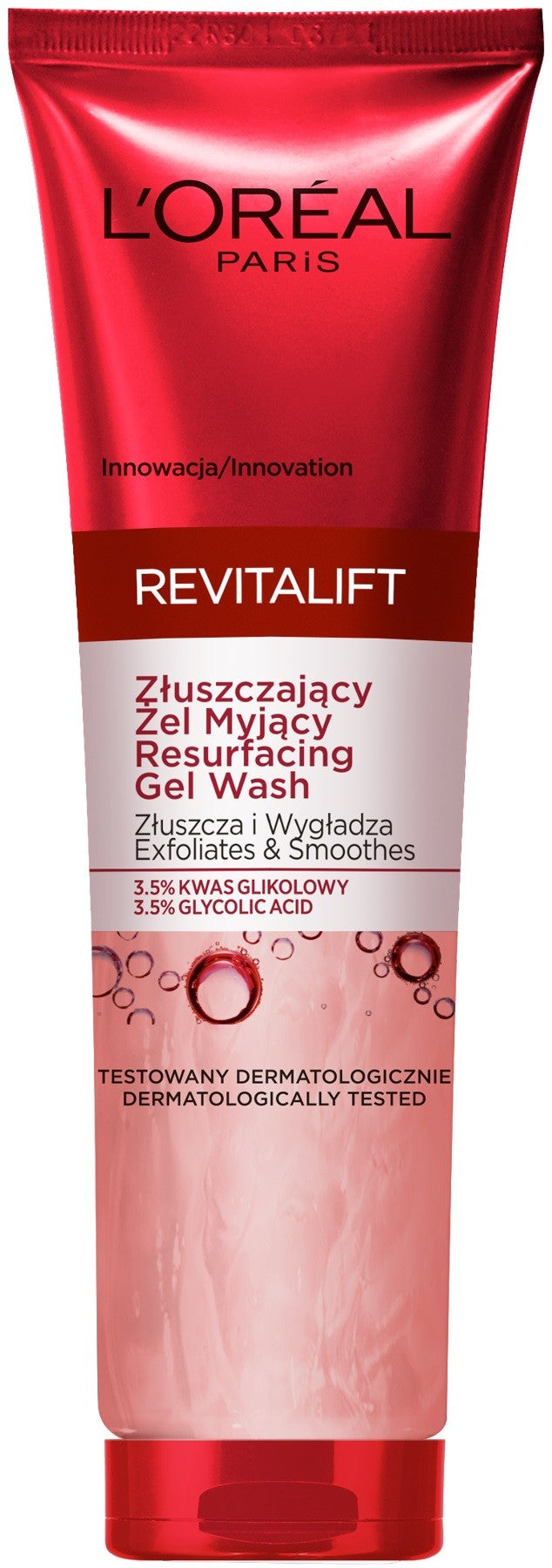 Loreal REVITALIFT Exfoliating Cleansing Gel with Glycolic Acid (3.5%) 150ml | Vaistine1.lt | WestPharmacy.eu