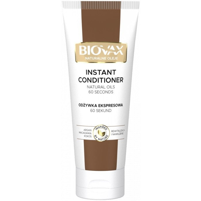 L'BIOTICA Biovax Hair Express Conditioner - Natural Oils 200ml | Vaistine1.lt | WestPharmacy.eu