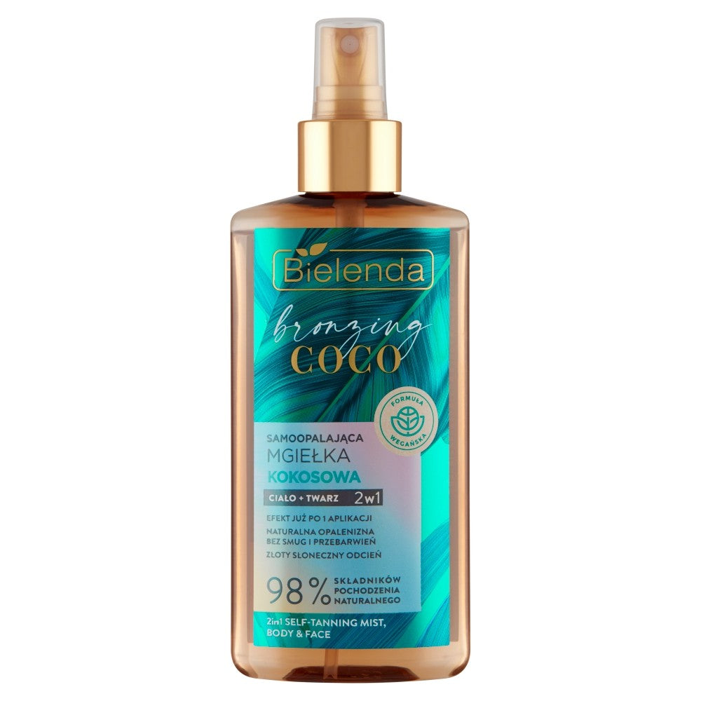Bielenda Bronzing Coco Self-tanning Coconut Mist for body and face 2in1 150ml | Vaistine1.lt | WestPharmacy.eu