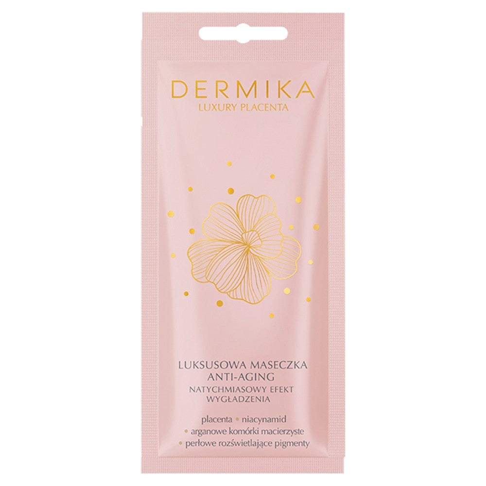 Dermika Luxury Placenta Luxury anti-aging mask - immediate smoothing effect 10ml | Vaistine1.lt | WestPharmacy.eu