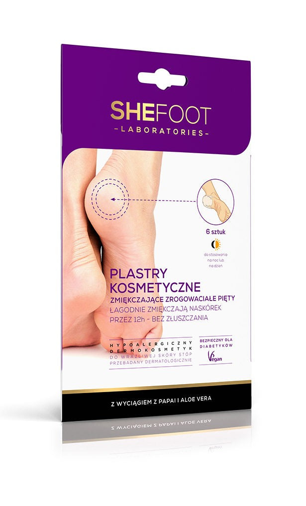 SHEFOOT Cosmetic overnight patch for calloused heels | Vaistine1.lt | WestPharmacy.eu