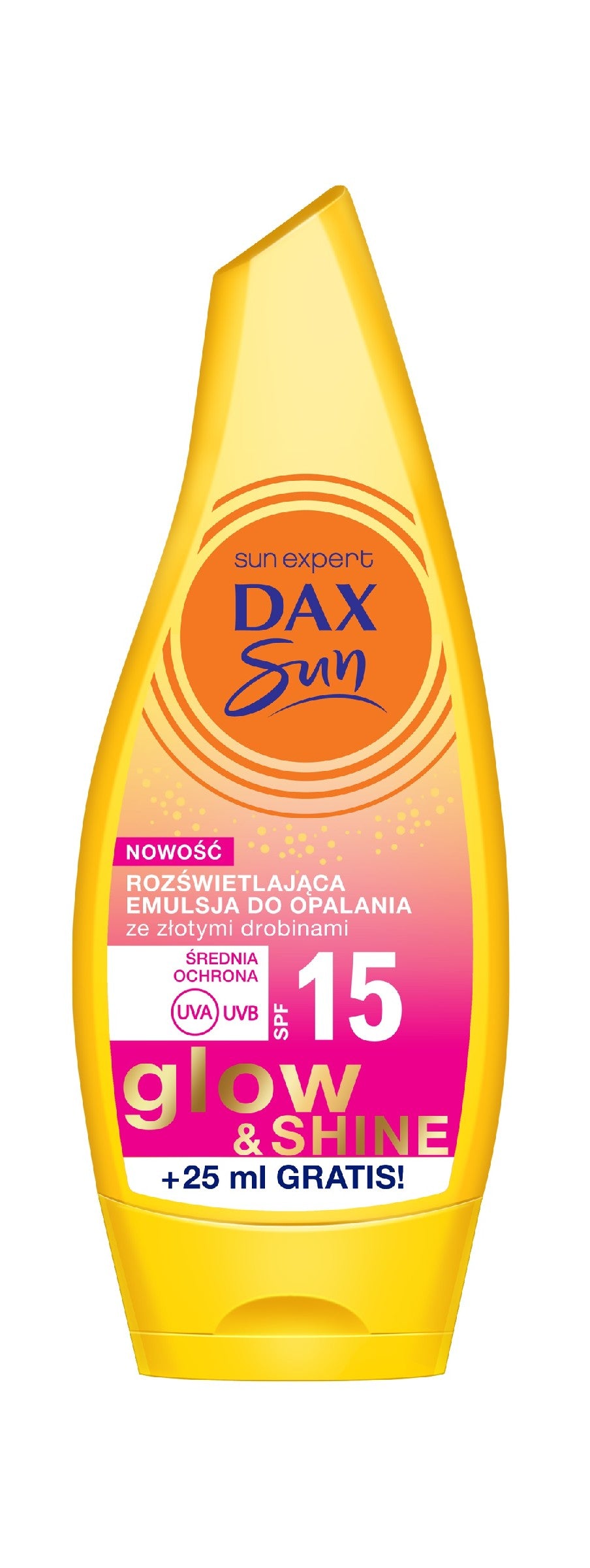 Dax Sun Illuminating Tanning Emulsion Glow&Shine SPF15 175ml | Vaistine1.lt | WestPharmacy.eu