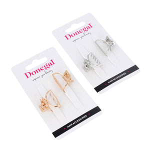 DONEGAL Hair decorations - mini clips (FA-5703) - 1 pack - 6 pcs | Vaistine1.lt | WestPharmacy.eu