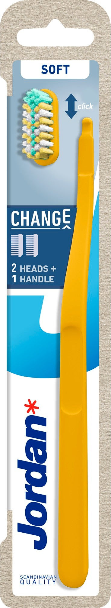 JORDAN Szcz.Change Soft +2 interchangeable tips | Vaistine1.lt | WestPharmacy.eu