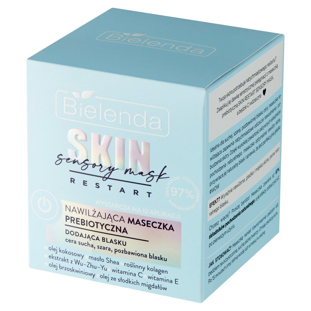 Bielenda Skin Restart Sensory Mask Moisturizing Prebiotic mask adding shine 50ml | Vaistine1.lt | WestPharmacy.eu