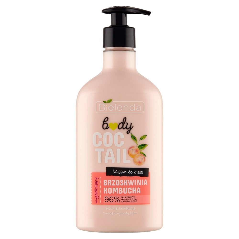 Bielenda Body Coctail Smoothing body balm Peach & Kombucha 400ml | Vaistine1.lt | WestPharmacy.eu