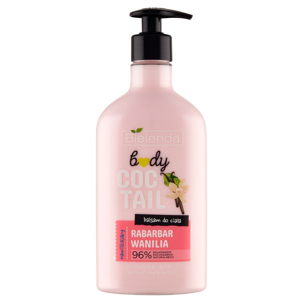 Bielenda Body Coctail Moisturizing body lotion Rhubarb & Vanilla 400ml | Vaistine1.lt | WestPharmacy.eu