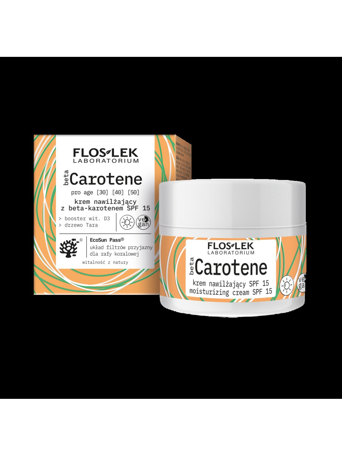 Floslek Beta Carotene Moisturizing Cream with beta-carotene SPF15 for day 50ml | Vaistine1.lt | WestPharmacy.eu