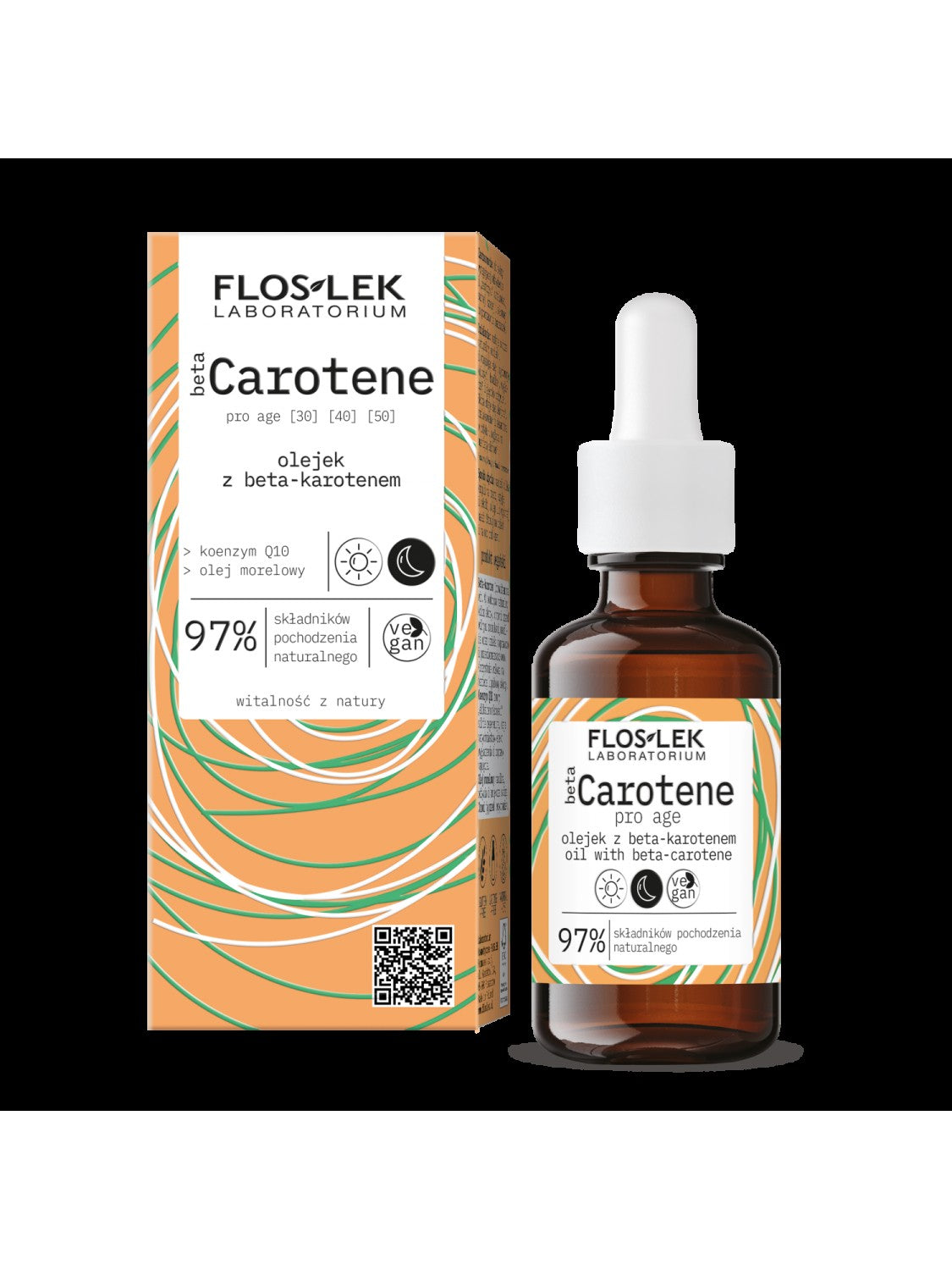 Floslek Beta Carotene Oil with beta-carotene for day and night 30ml | Vaistine1.lt | WestPharmacy.eu