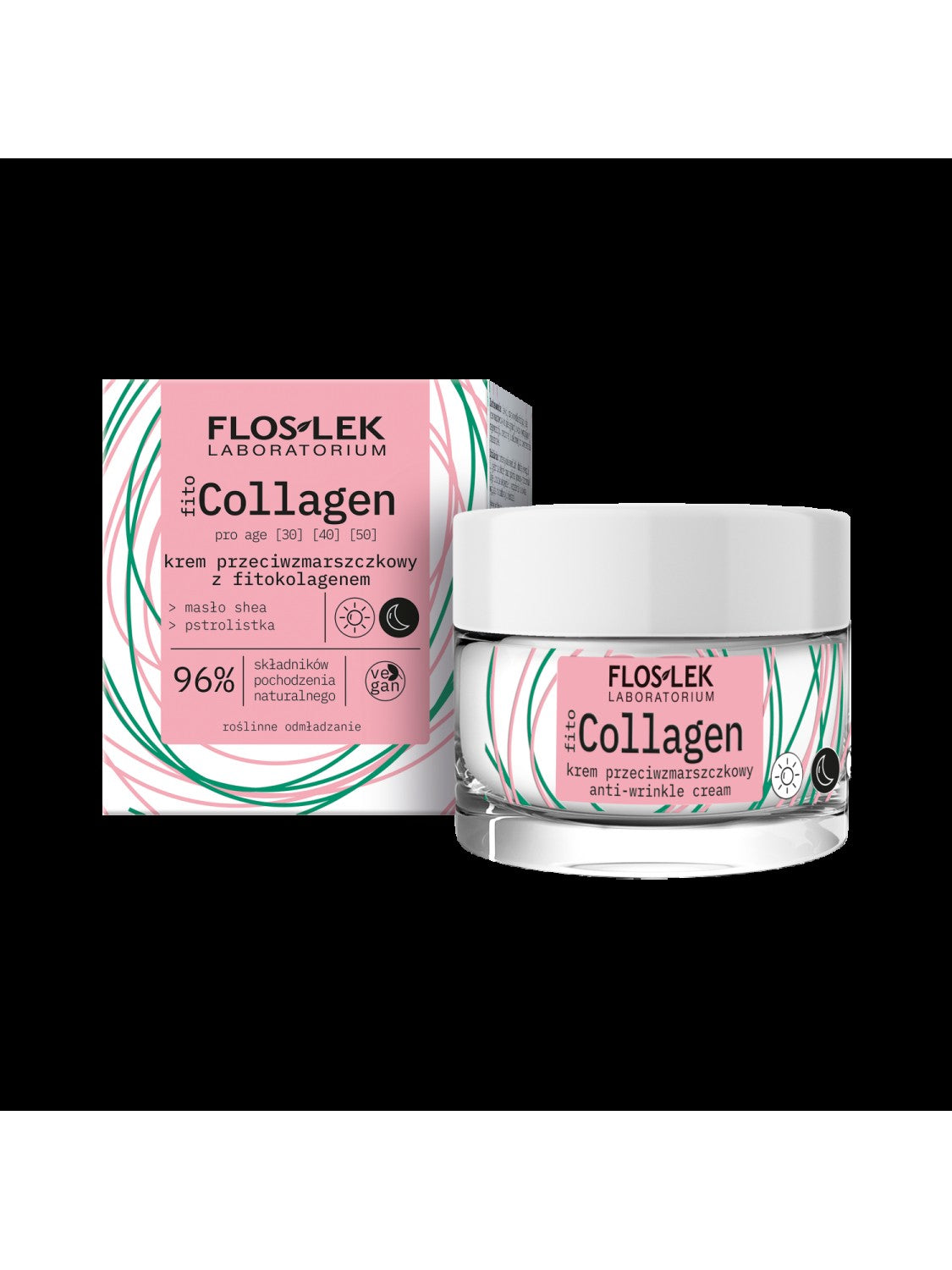Floslek Fito Collagen Anti-wrinkle Cream with phytocollagen for day and night 30ml | Vaistine1.lt | WestPharmacy.eu
