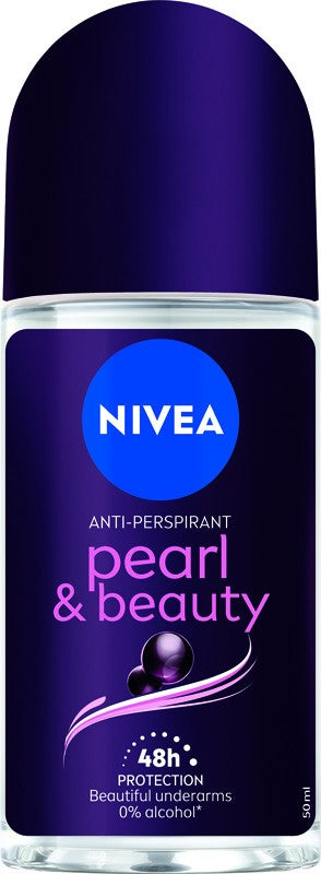 Nivea PEARL & BEAUTY BLACK roll-on ladies' deodorant 50ml | Vaistine1.lt | WestPharmacy.eu