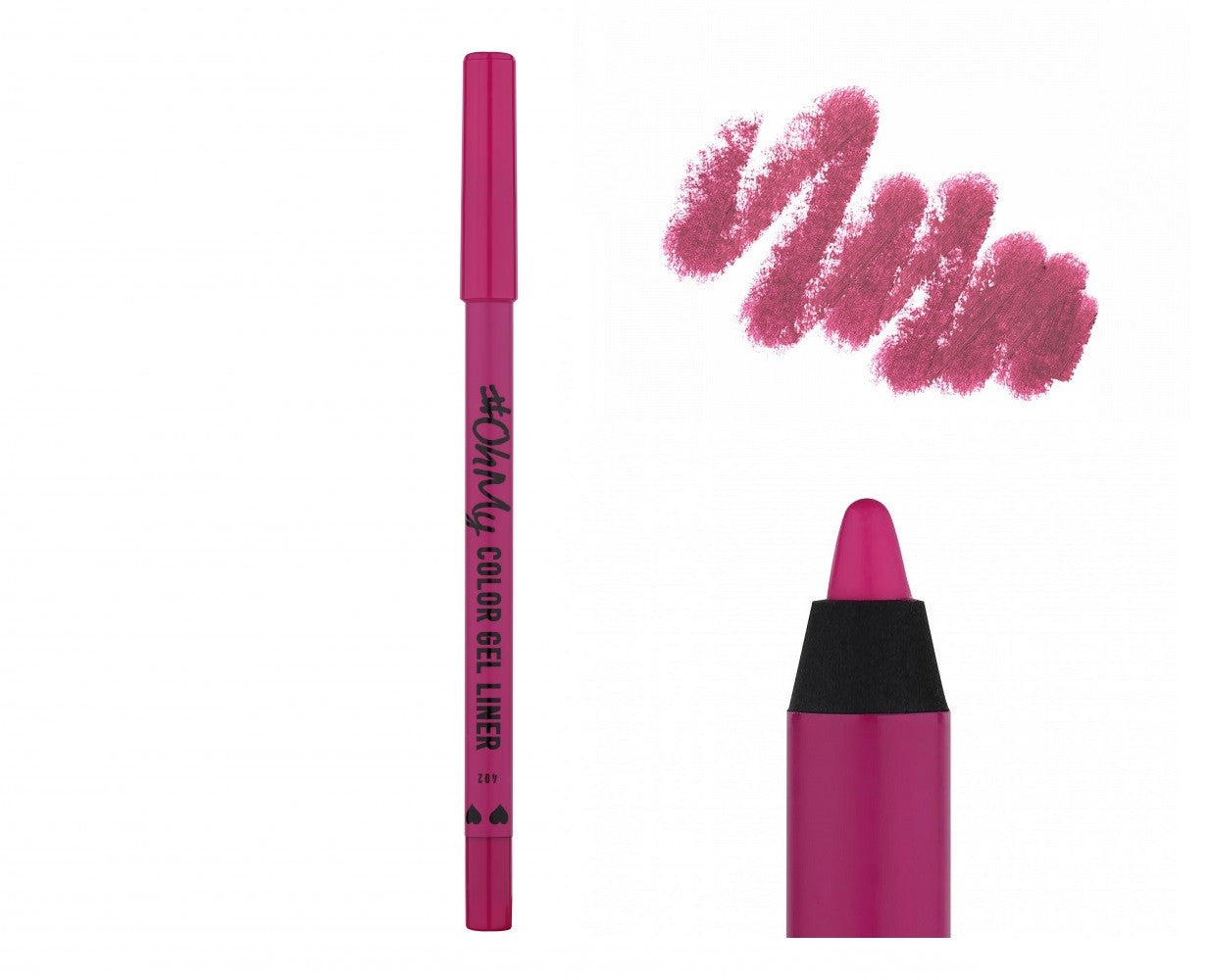 LAMEL OhMy Gel Pencil for Eyes Color Gel Liner No. 402 - fuchsia 1.4g | Vaistine1.lt | WestPharmacy.eu