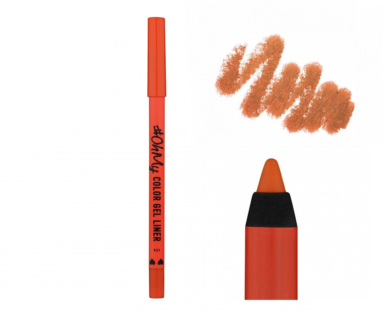 LAMEL OhMy Gel Pencil for Eyes Color Gel Liner No. 406 - orange 1.4g | Vaistine1.lt | WestPharmacy.eu